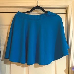 Blue skater skirt